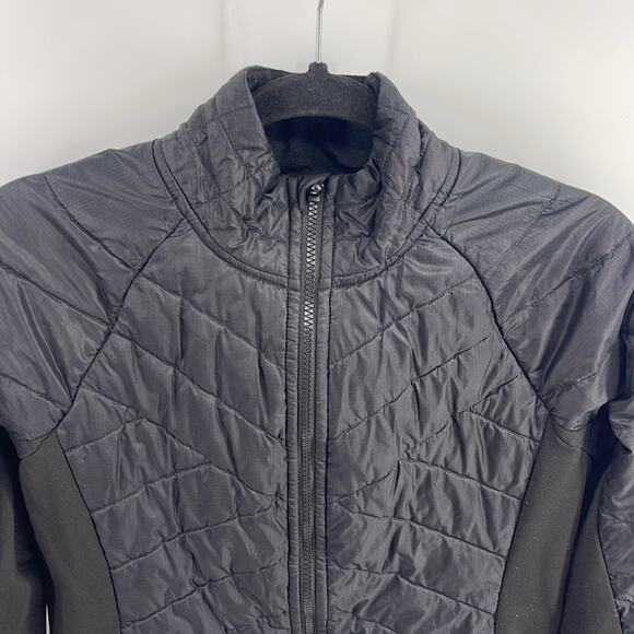 Smartwool wool filled puffer mock neck full zip jacket sz M - Picture 2 of 6